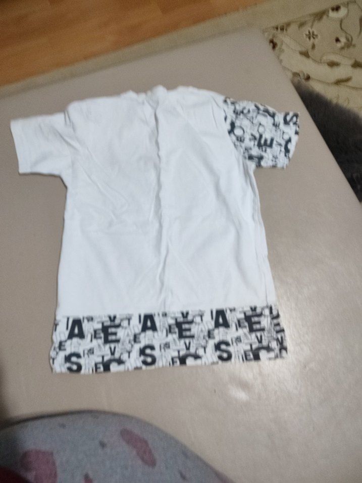 Beyaz Baskılı Erkek Tişört 8.9 yaş - Görsel 3