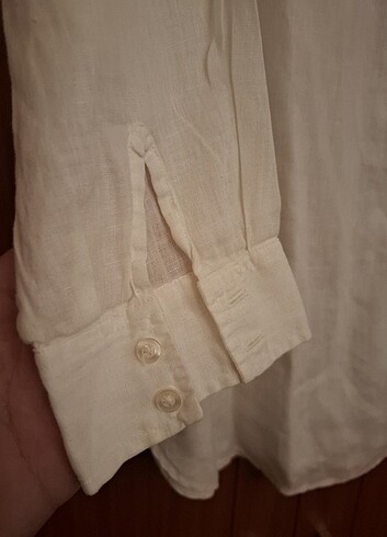 Massimo Dutti Massimo keten tunik gömlek