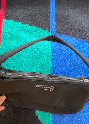 Siyah Fermuarlı Kadın Spor Çantası - Görsel 2