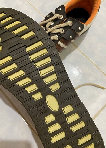 Kahverengi Çizgili Erkek Spor Ayakkabı - Görsel 3