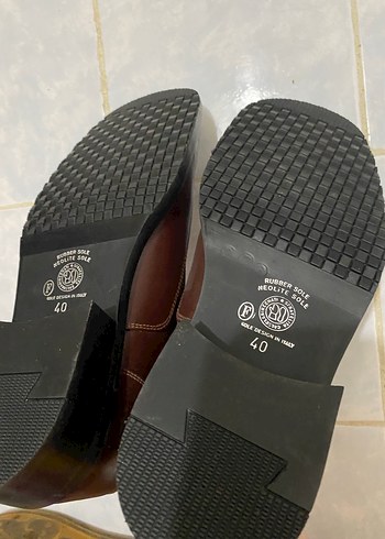 Kahverengi Klasik Deri Erkek Ayakkabısı - Görsel 6