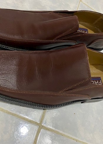 Kahverengi Klasik Deri Erkek Ayakkabısı - Görsel 2