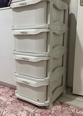 Beyaz 4 cekmeceli dolap - Görsel 2
