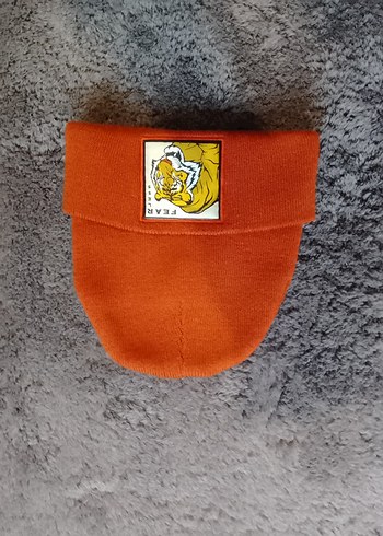 Kırmızı Örgü Yün Kadın Bere - Görsel 2