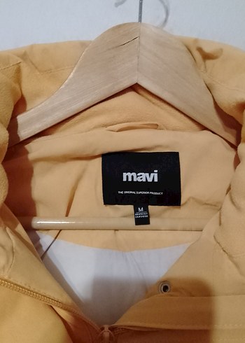 Sarı Midi Kadın Kışlık Mont - Görsel 3