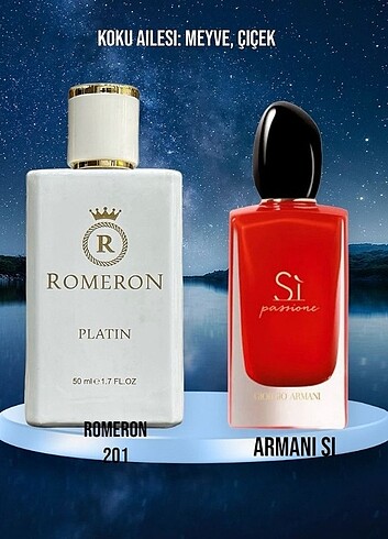 Romeron 201 Kadın Parfüm 