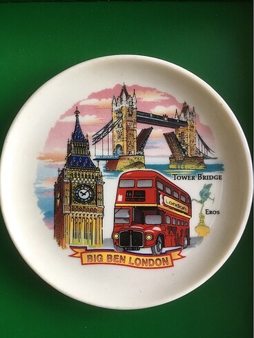 Londra temalı mini tabak