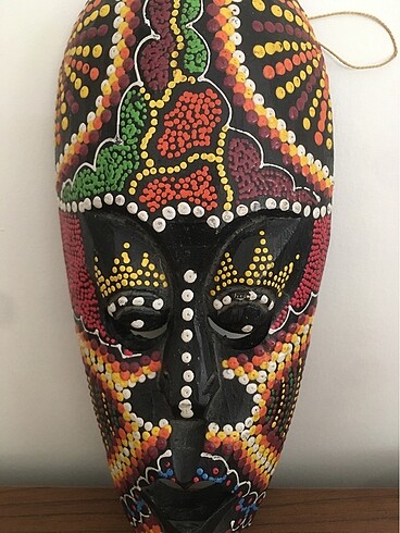 Diğer Ahşap Afrika Duvar maskesi
