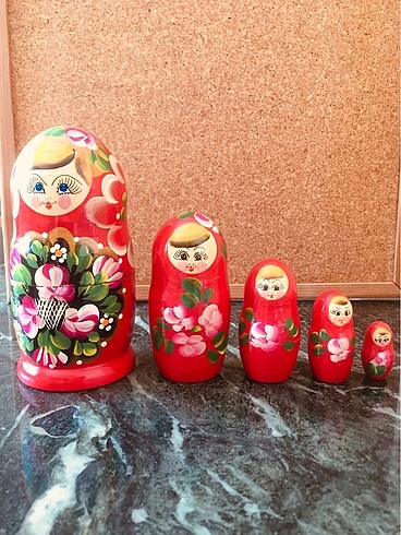 Beden Beşli Matruşka Bebek