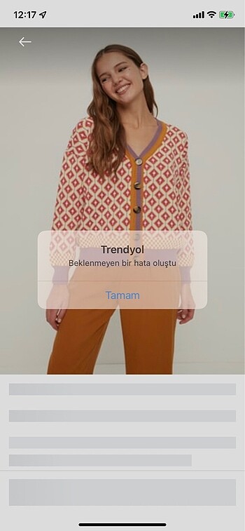 Trendyol hırka etiketli