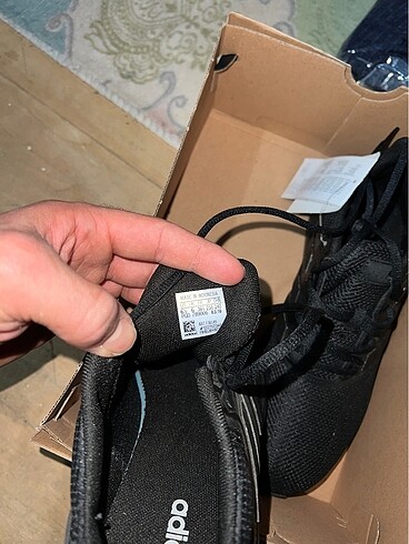 39,5 Beden siyah Renk Adidas Runfalcon unisex koşu ayakkabısı