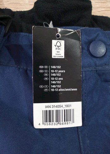 Grivic pro  çocuk etiketli Kemerli Kayak Pantolon - Görsel 2