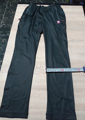 Black yak Siyah Fermuarlı Spor Kumaş Pantolon - Görsel 2