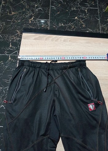 Black yak Siyah Fermuarlı Spor Kumaş Pantolon - Görsel 4