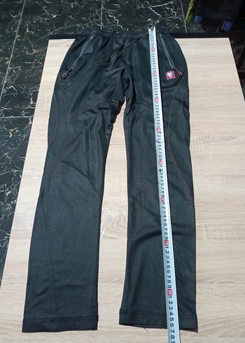 Black yak Siyah Fermuarlı Spor Kumaş Pantolon - Görsel 3