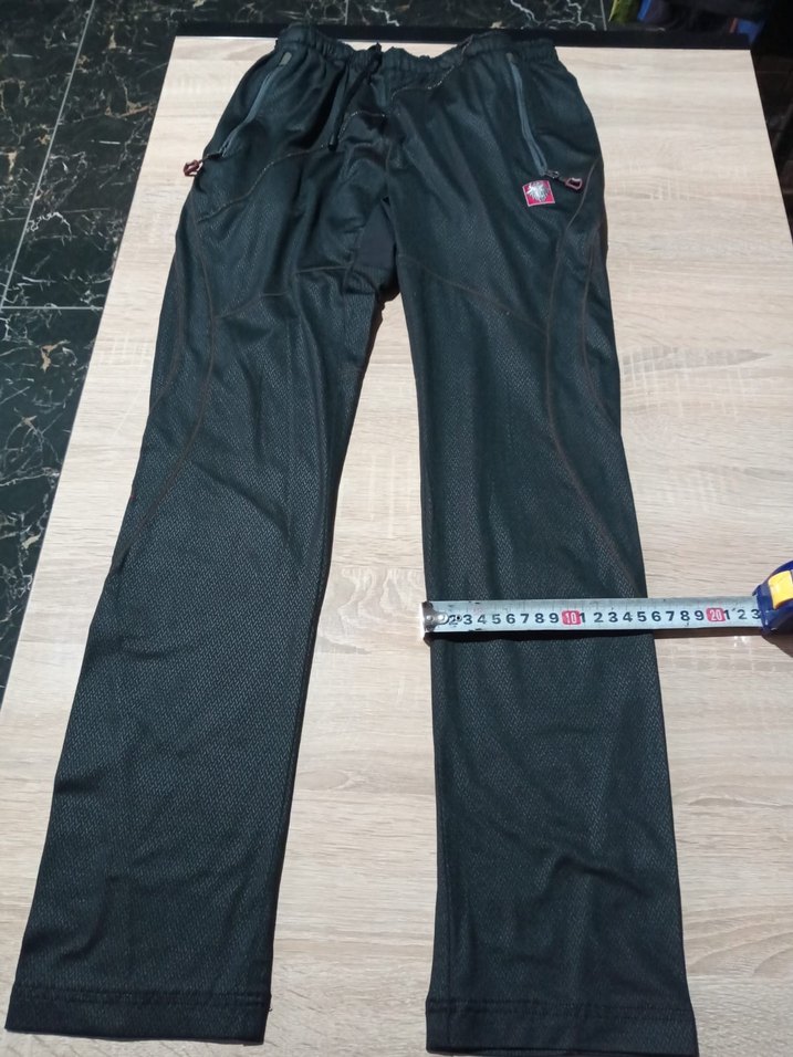 Black yak Siyah Fermuarlı Spor Kumaş Pantolon - Görsel 2