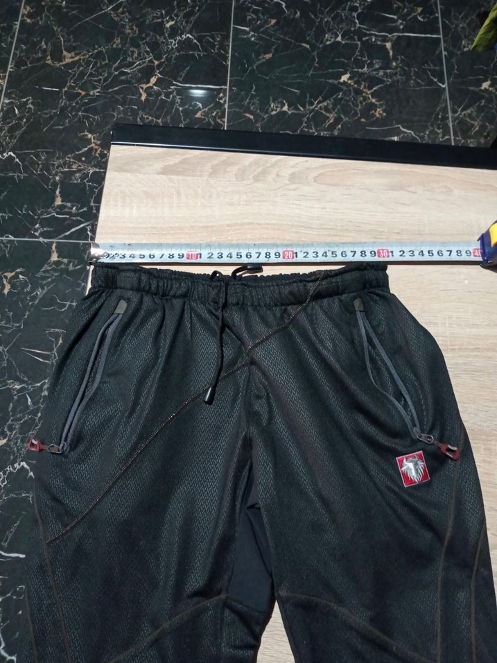 Black yak Siyah Fermuarlı Spor Kumaş Pantolon - Görsel 4