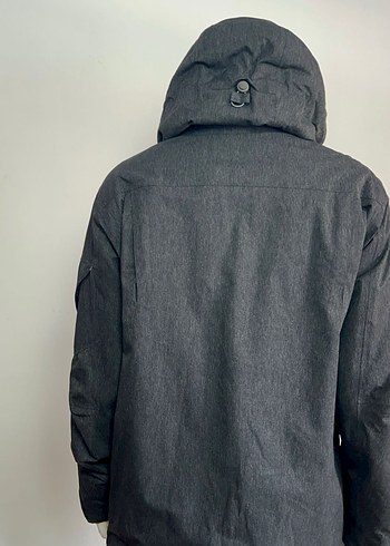 Gri Kapüşonlu Erkek Spor Mont - Görsel 2