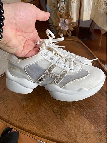 37 Beden beyaz Renk Spor ayakkabı