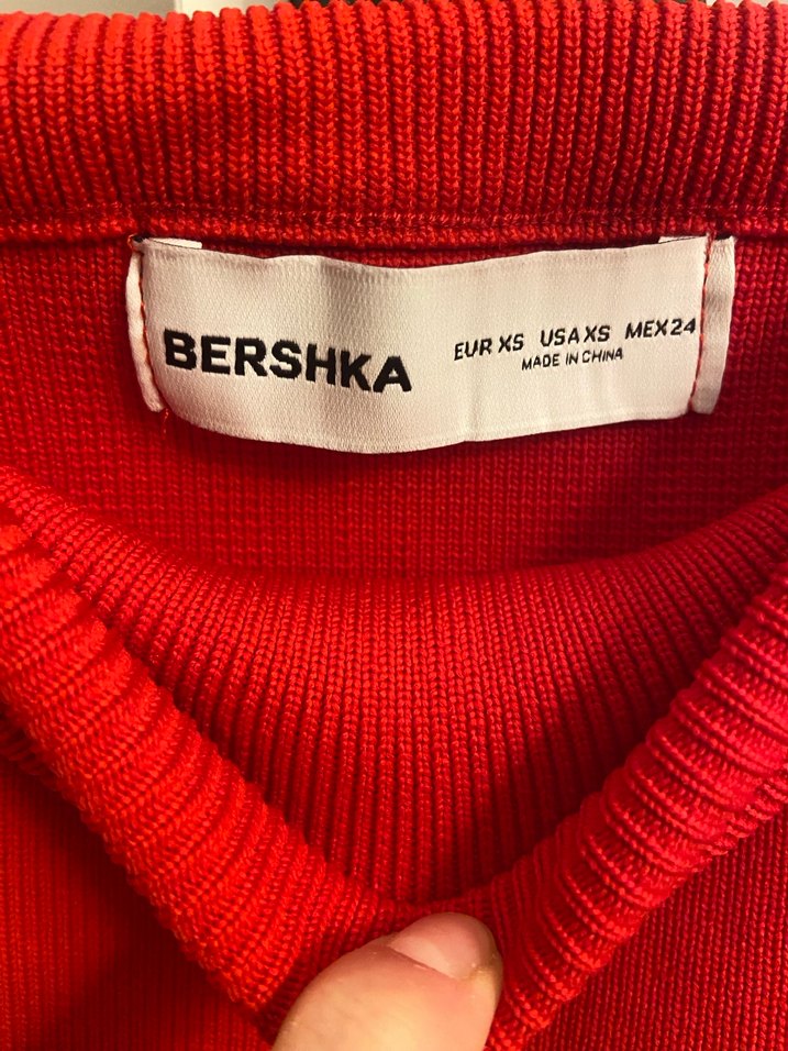 Kırmızı Straplez Mini Elbise - Görsel 3