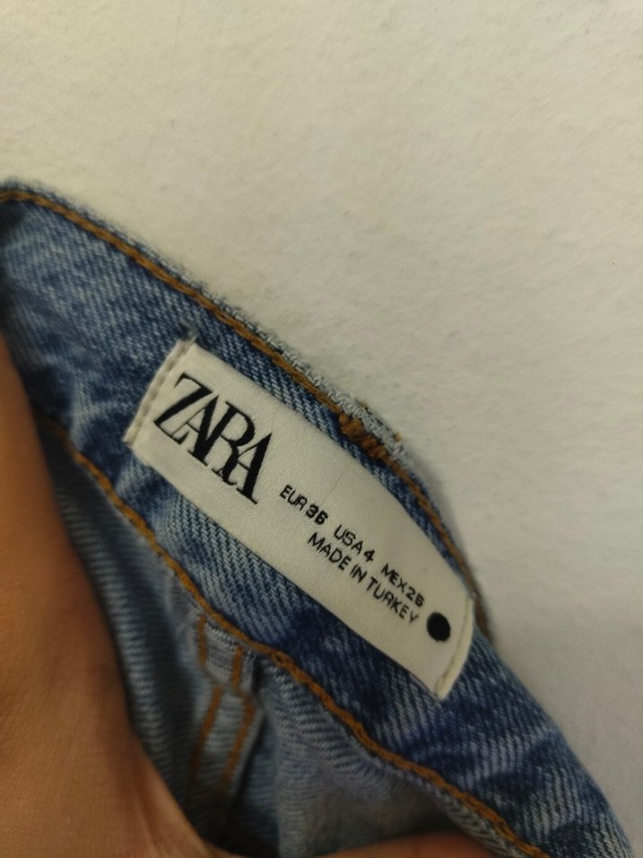 Zara 36 Beden Kot Pantolon — görsel 3/4