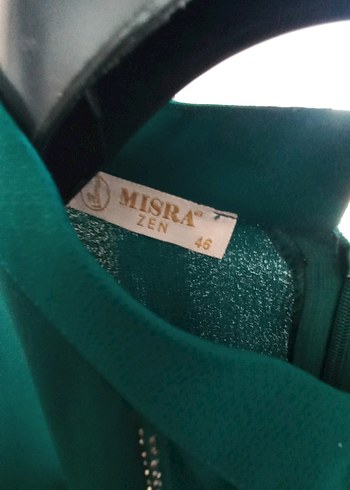 Yeşil uzun şifon elbise - Görsel 12