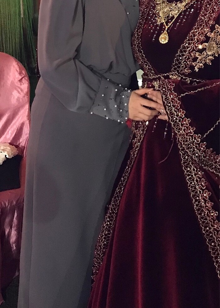 Tesettür elbise abiye - Görsel 2