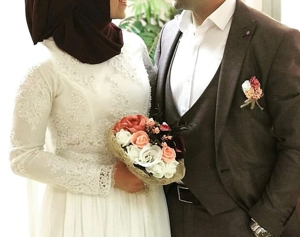 Diğer Tesettür Nikah Elbisesi