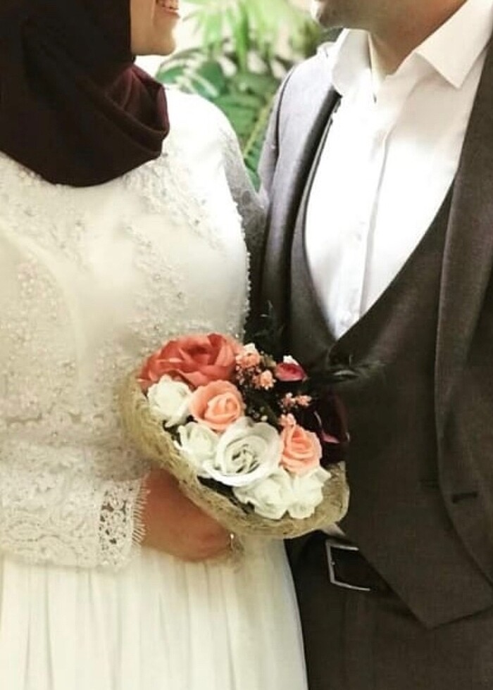 Tesettür Nikah Elbisesi - Görsel 2