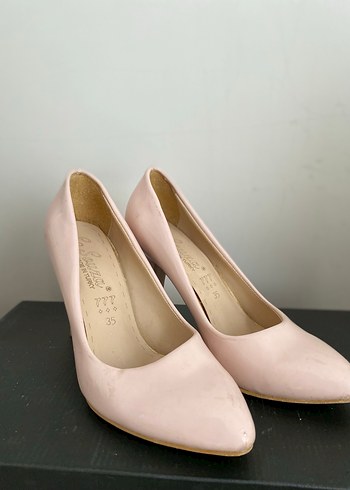 Beyaz Kadın Stiletto Topuklu Ayakkabı - Görsel 4