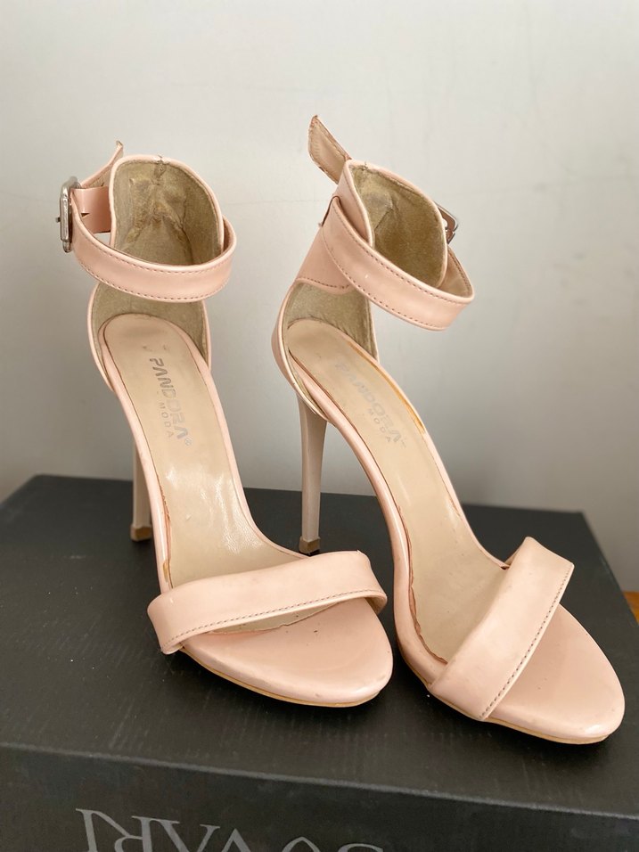 Bej Minimalist Stiletto Topuklu Kadın Ayakkabı - Görsel 2