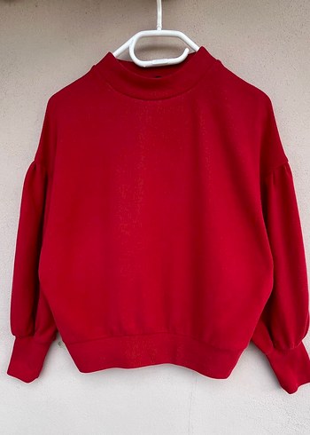 Dilvin Dilvin kırmızı fitilli şık sweat