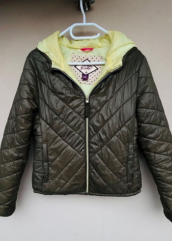 Bershka Bershka haki kışlık erkek mont