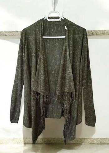 m Beden haki Renk Lcw haki püskül detaylı şık Hırka