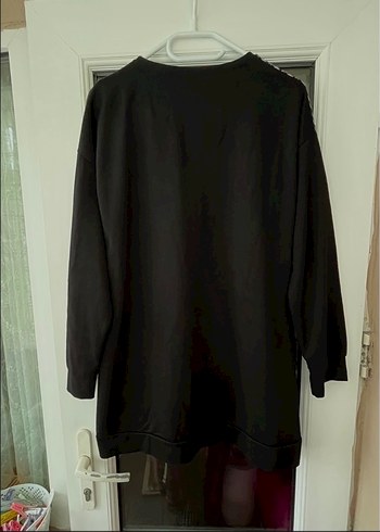 Nespresso Deri ve kazayağı detaylı oversize sweatshirt