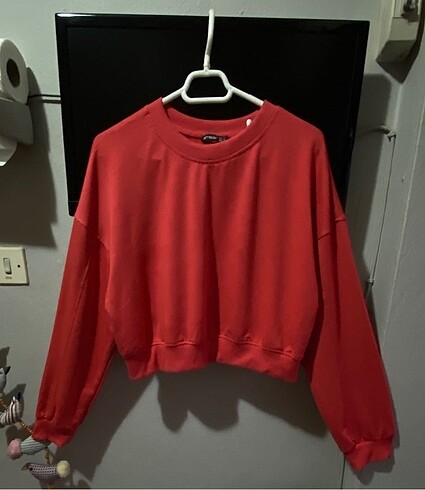 m Beden Ambar marka Narçiçeği crop sweatshirt