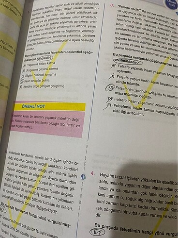 Felsefe test kitabı