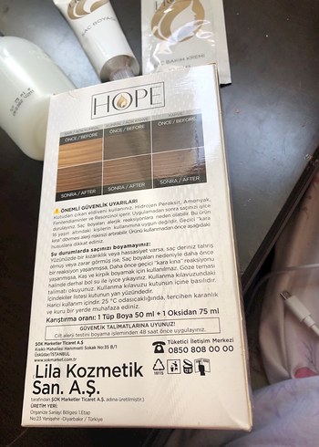 Hope Saç Boyası 8.3 Kumral Açık - Görsel 7