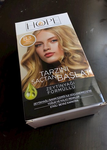 Hope Saç Boyası 8.3 Kumral Açık - Görsel 2
