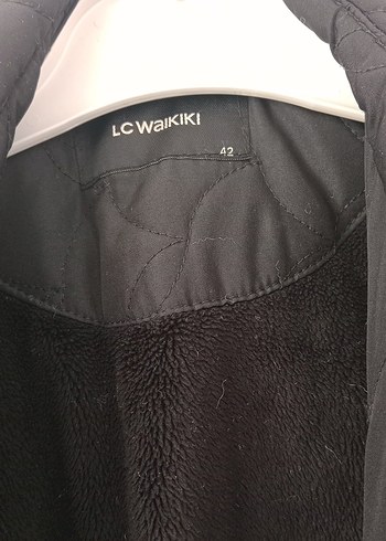 Düğmeli Siyah Kadın Midi Mont - Görsel 4