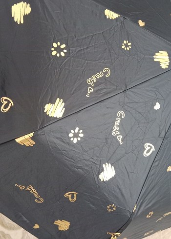 Parlak Lacivert Kadın Şemsiye - Görsel 2