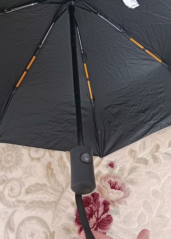 Parlak Lacivert Kadın Şemsiye - Görsel 5