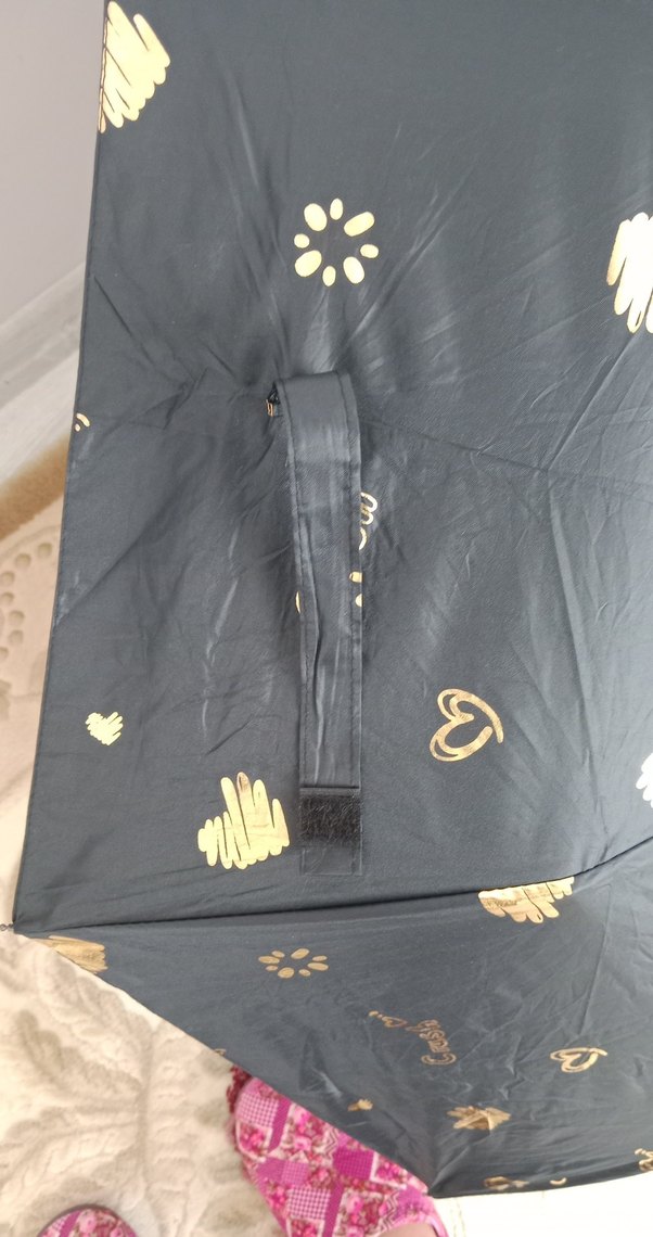 Parlak Lacivert Kadın Şemsiye - Görsel 3