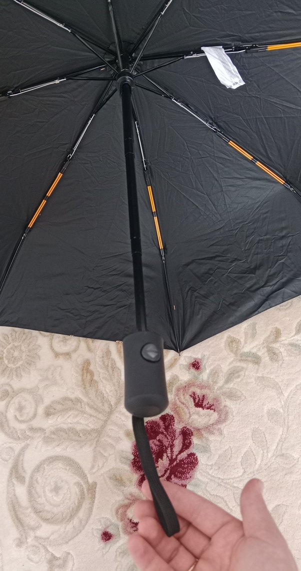 Parlak Lacivert Kadın Şemsiye - Görsel 5