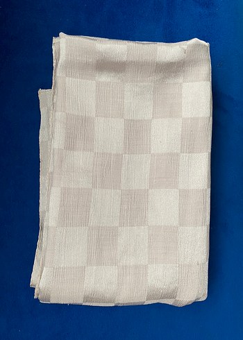 gri Pliseli  Kadın Şal - Görsel 2