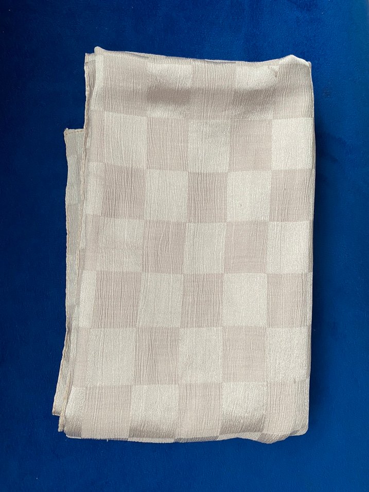 gri Pliseli  Kadın Şal - Görsel 2