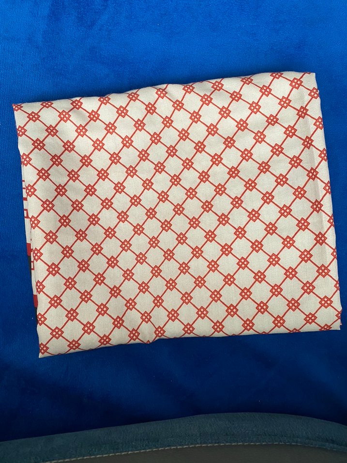 bej kırmızı siyah kadın şal - Görsel 2