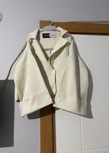 Kadın beyaz triko takım - Görsel 3