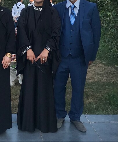 Balık model tesettür abiye takım