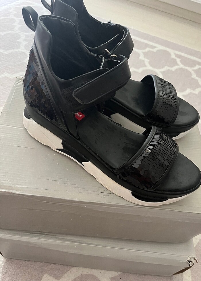 bambi topuklu sandalet - Görsel 5